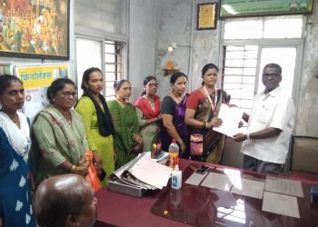 केंद्रीय विद्यालय एन.ए.डी.करंजा शाळेतील पालकांचे एन ए. डी ते उरण बससेवा सुरू करण्याची मागणी,पालकांचे बस आगाराला लेखी निवेदन