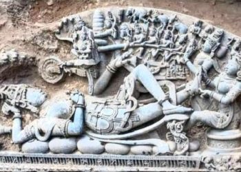 शेषशायी विष्णू मूर्तीचे उत्खनन पूर्ण
