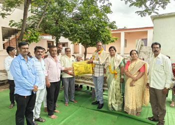 के.प्रा.शा वाघ्रूळ येथे शिक्षक जमील शेख  यांचा सेवापूर्ती सोहळा संपन्न