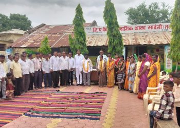 कें.प्रा.शा.सावंगी तलान येथे शालेय व्यवस्थापन समितीची निवड: