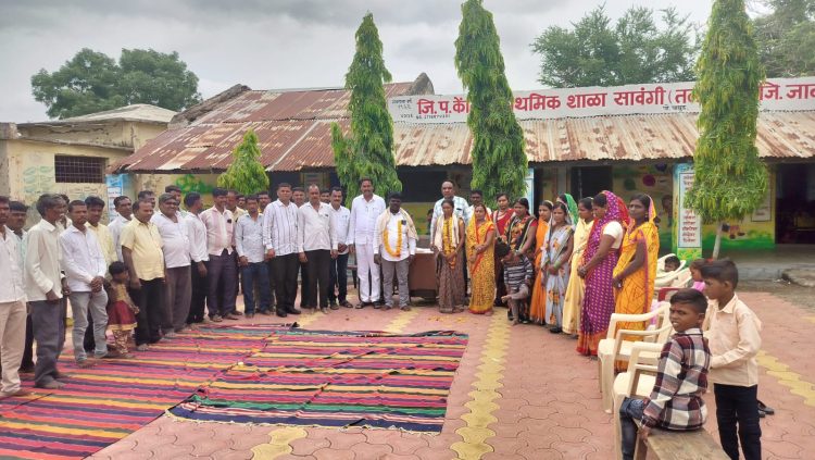 कें.प्रा.शा.सावंगी तलान येथे शालेय व्यवस्थापन समितीची निवड: