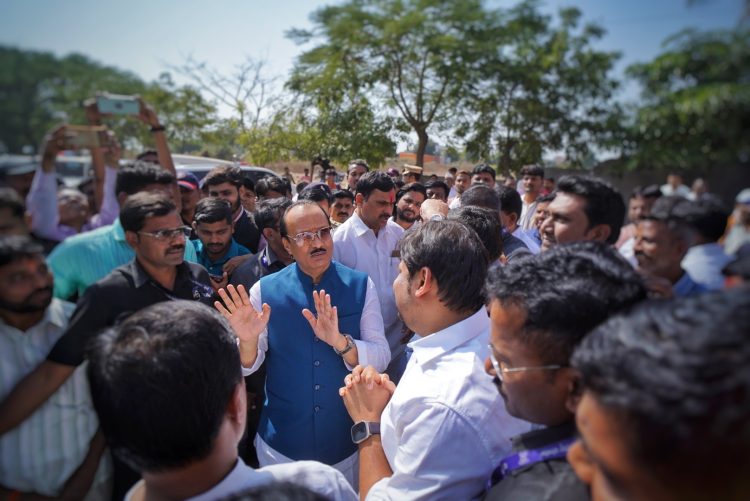 उपमुख्यमंत्री अजित पवार यांचे निर्मल क्रीडा व समाज प्रबोधन ट्रस्टच्यावतीने स्वागत