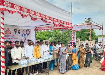 फलटण शहर शिवसेना शिंदेगट च्या वतीने विनामूल्य आरोग्य शिबिर संपन्न