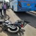 बदनापूर येथे बस मोटारसायकल अपघात,एक जण जागीच ठार